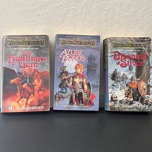3 books from the Forgotten Realms fantasy adventure series